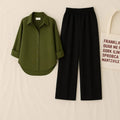 NK Co-Ord Set – Green & Black