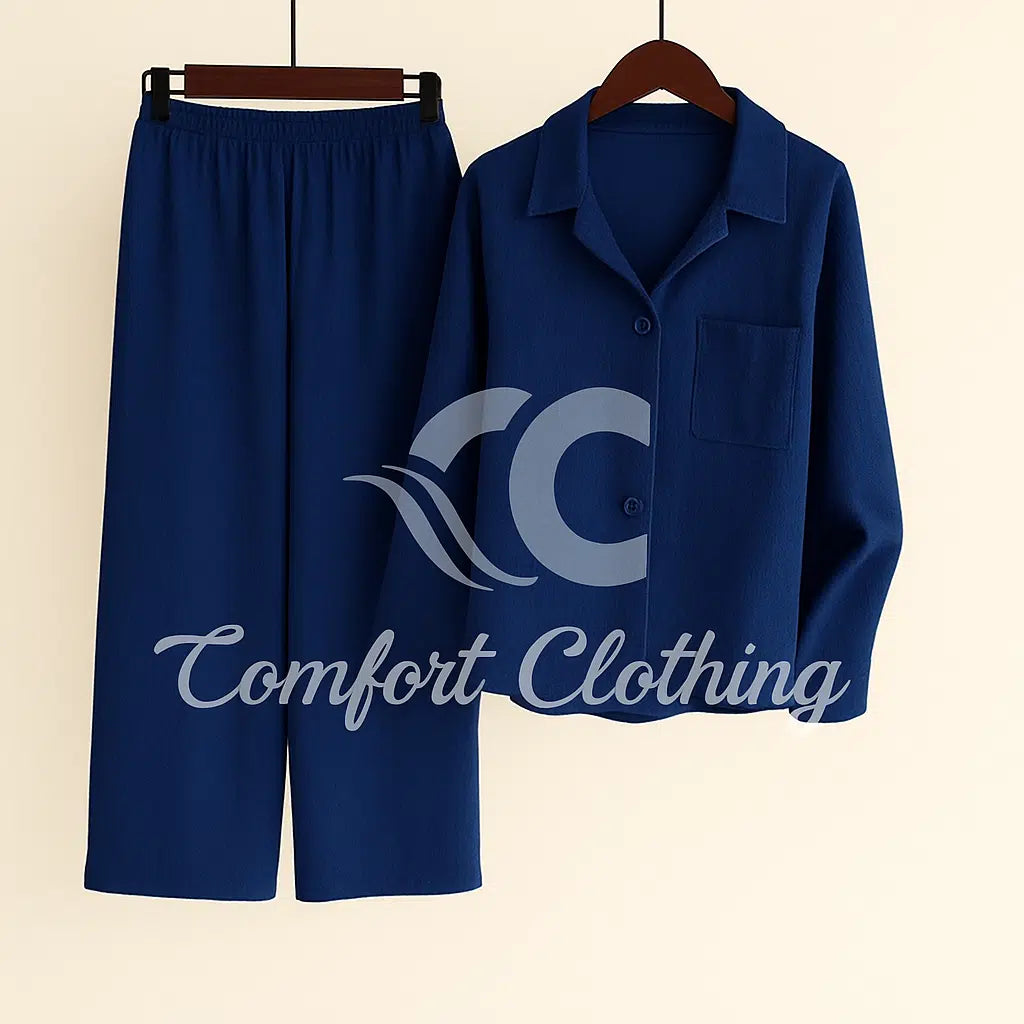 Western Shirt Style 2-Pcs Stiched Co-Ord Set.