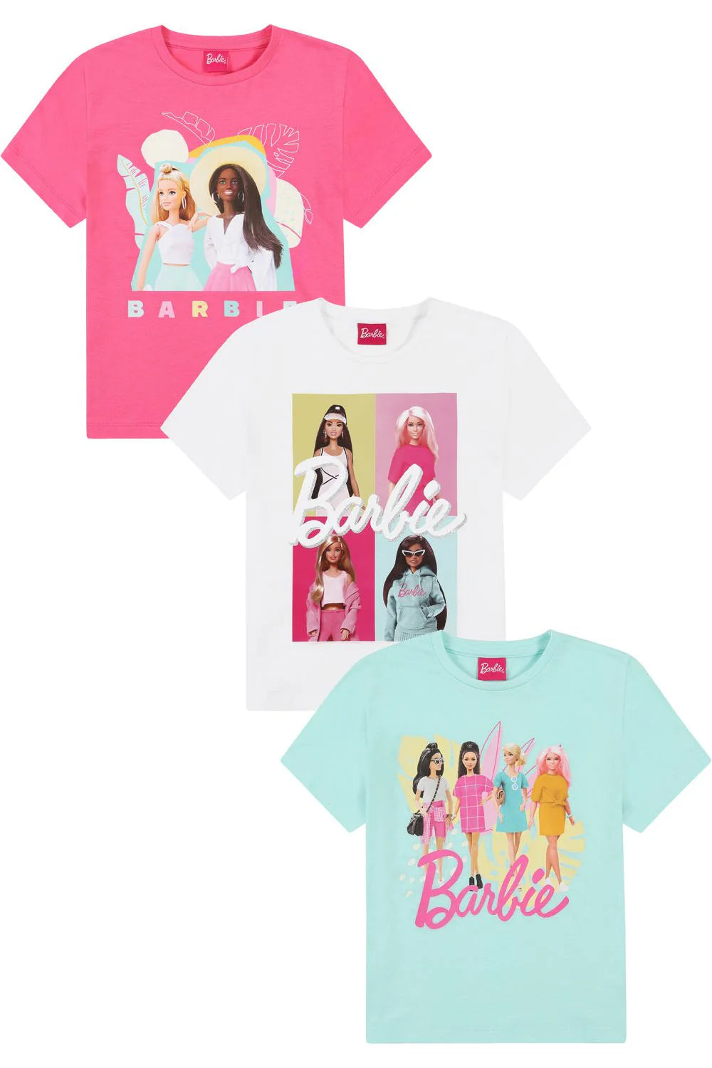 Kids Tees (Pack Of 3) Barbie