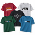 Kids Tees (Pack Of 5) Stay Strong, Peak Pulse, Serenity