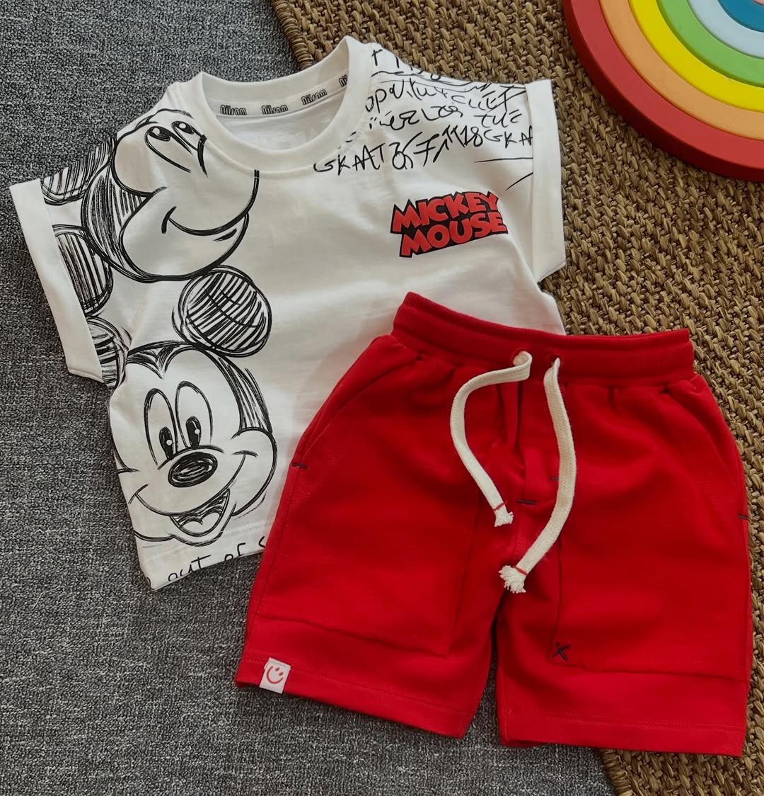 White and Red Kids Set