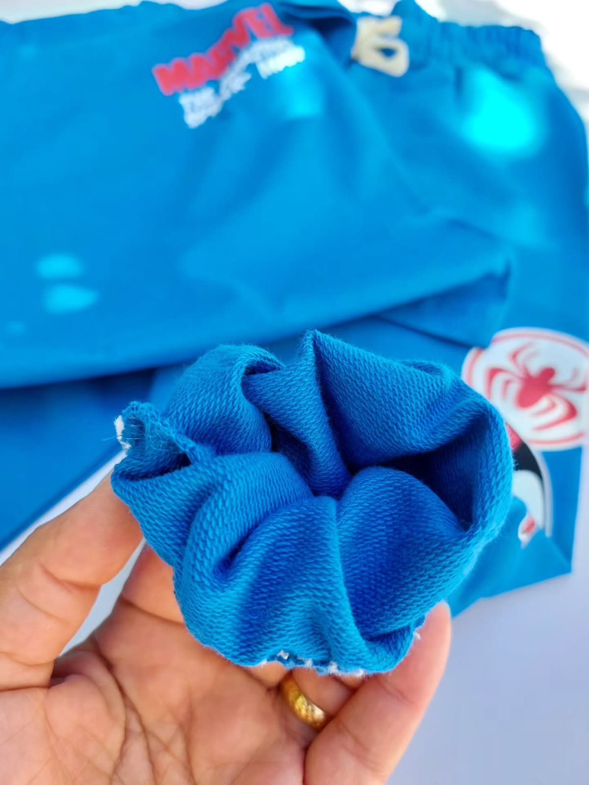 Blue Spider Trouser Set