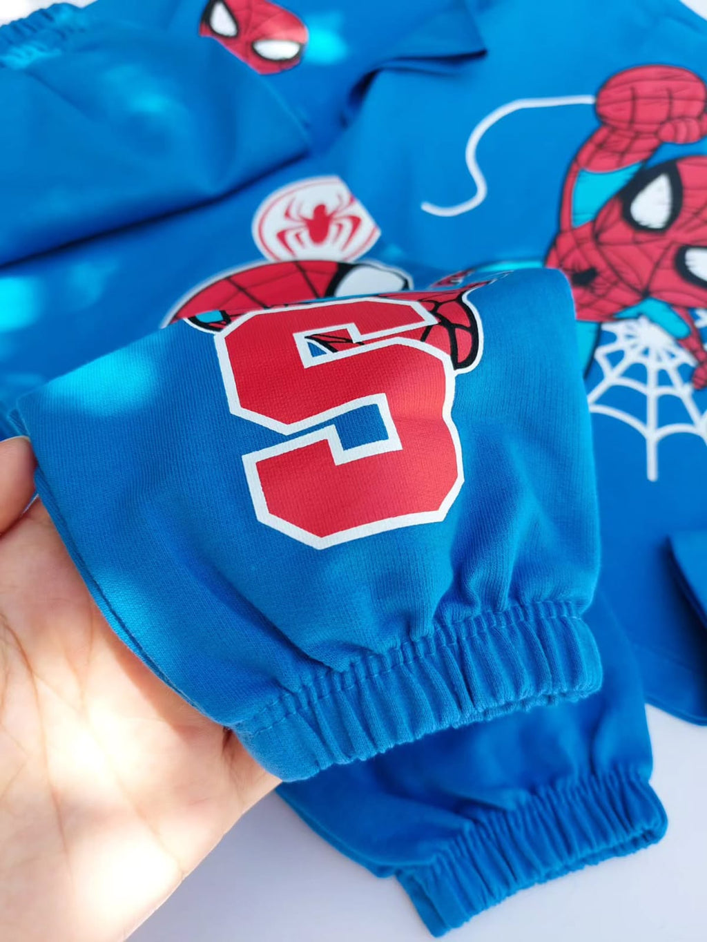Blue Spider Trouser Set