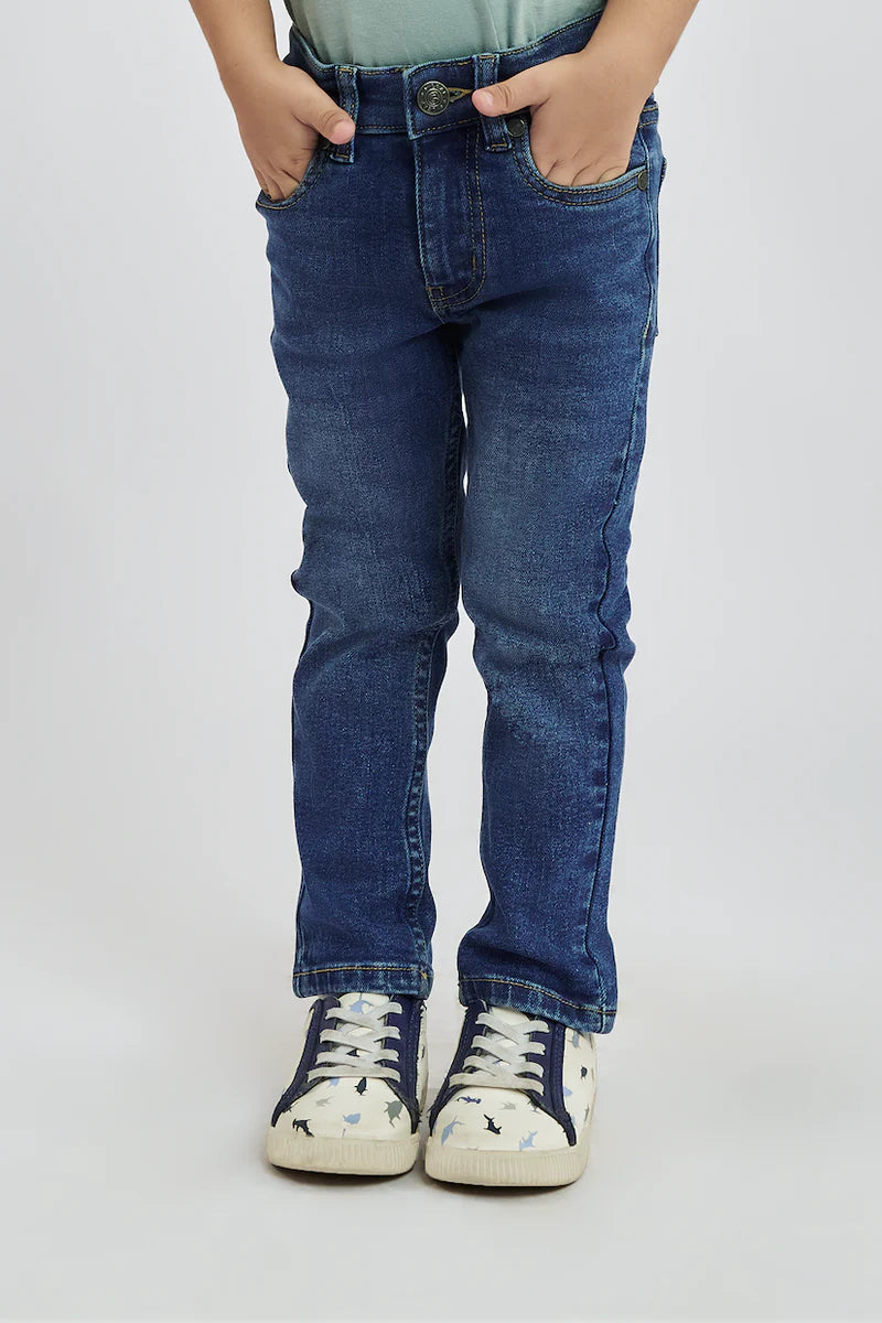 Dark Blue Denim Jeans for Kids