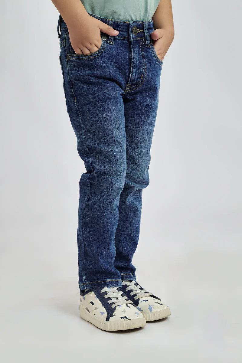 Dark Blue Denim Jeans for Kids