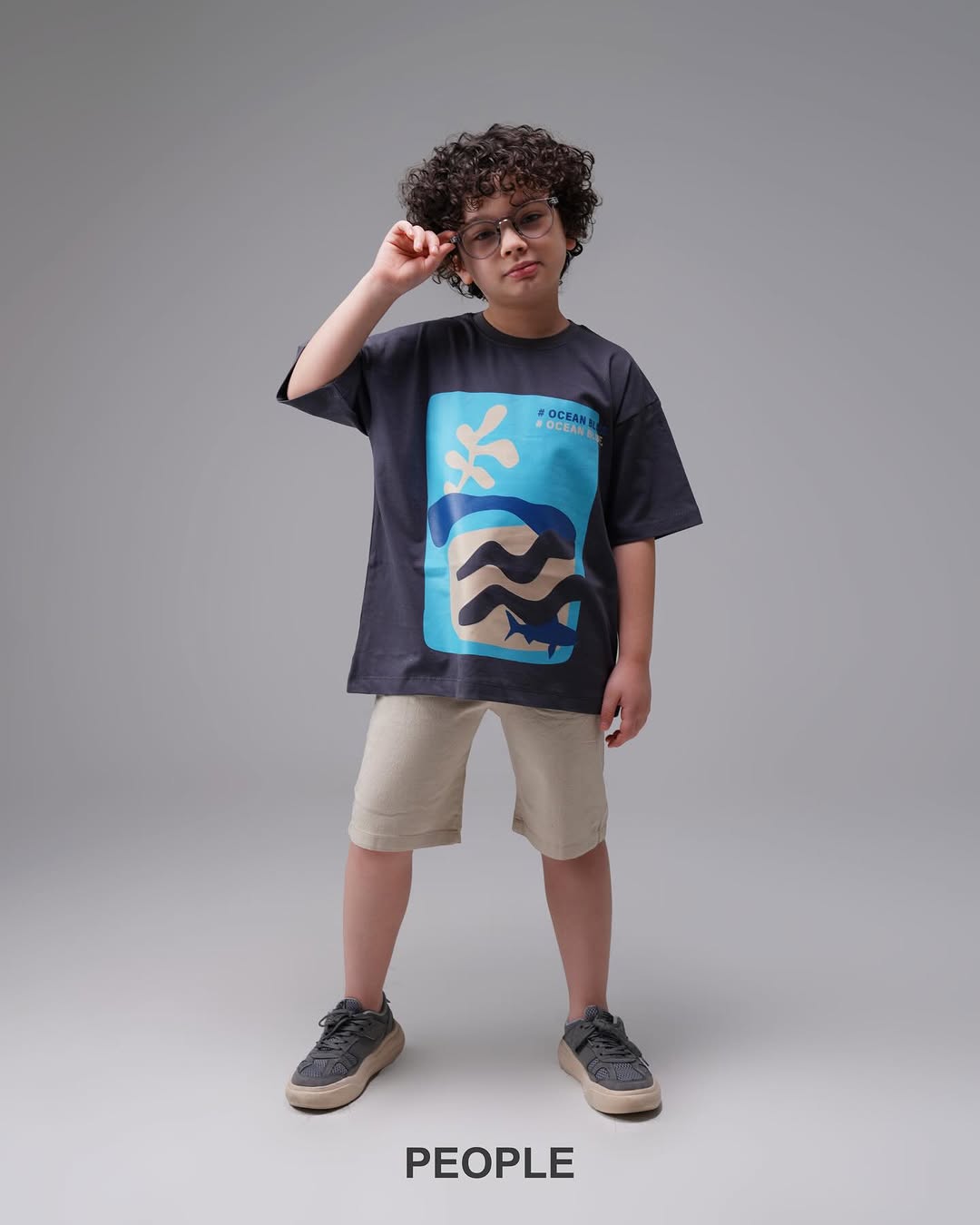 Grey Ocean Kids Set