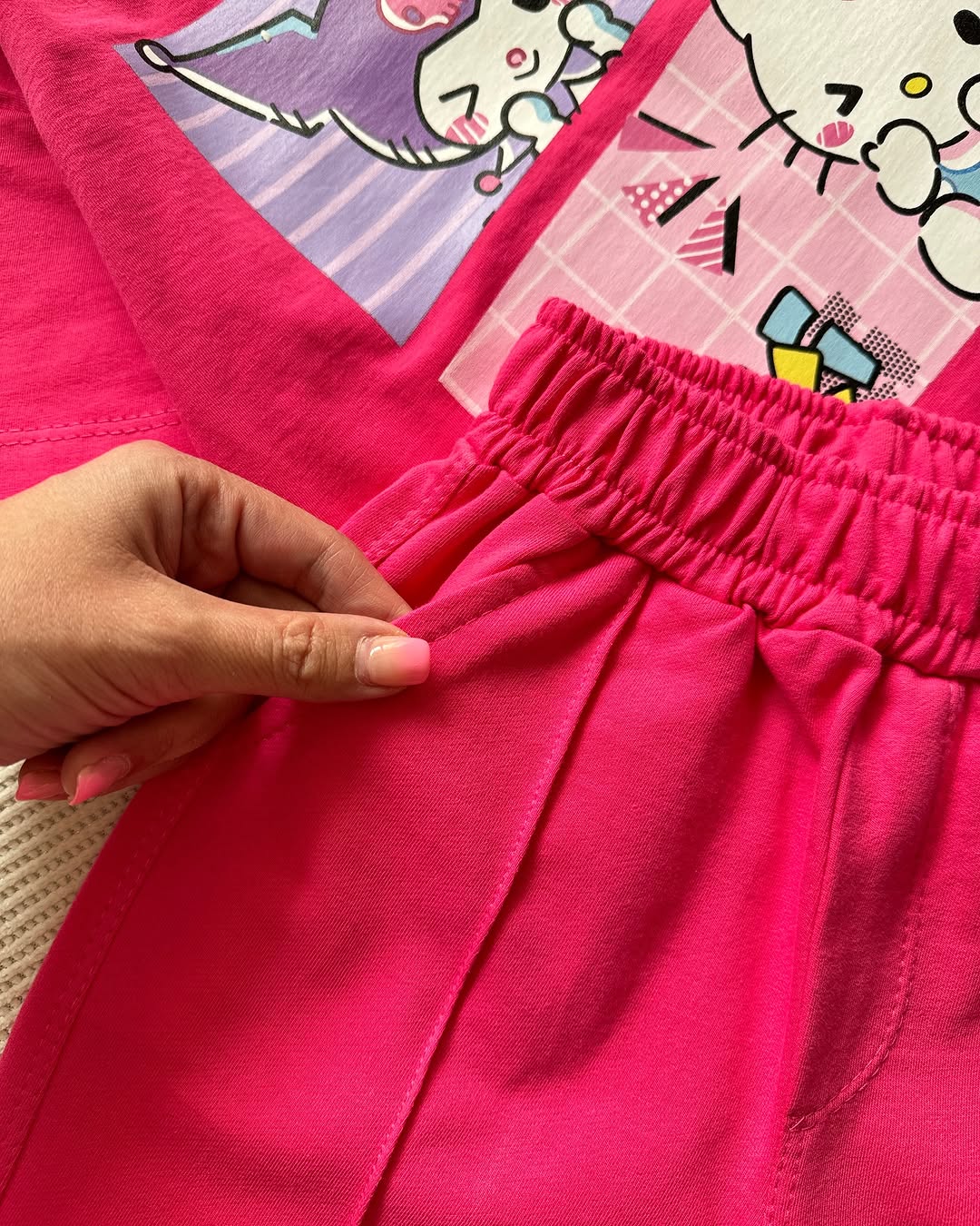 Pink Kuromi Kids Set