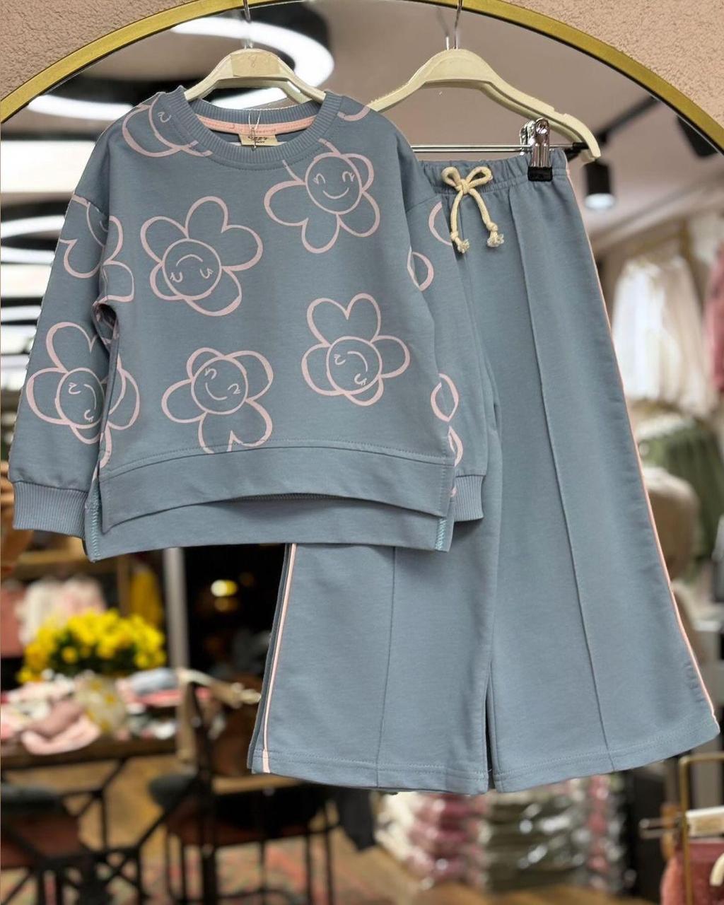 Girl Flower Winter Tracksuit