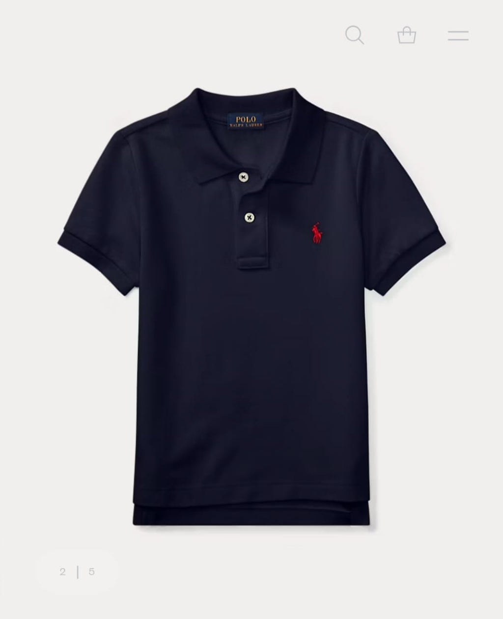 Kids US Mesh Polo Shirt